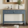 Signature Blue Large Console Table