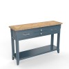 Signature Blue Large Console Table