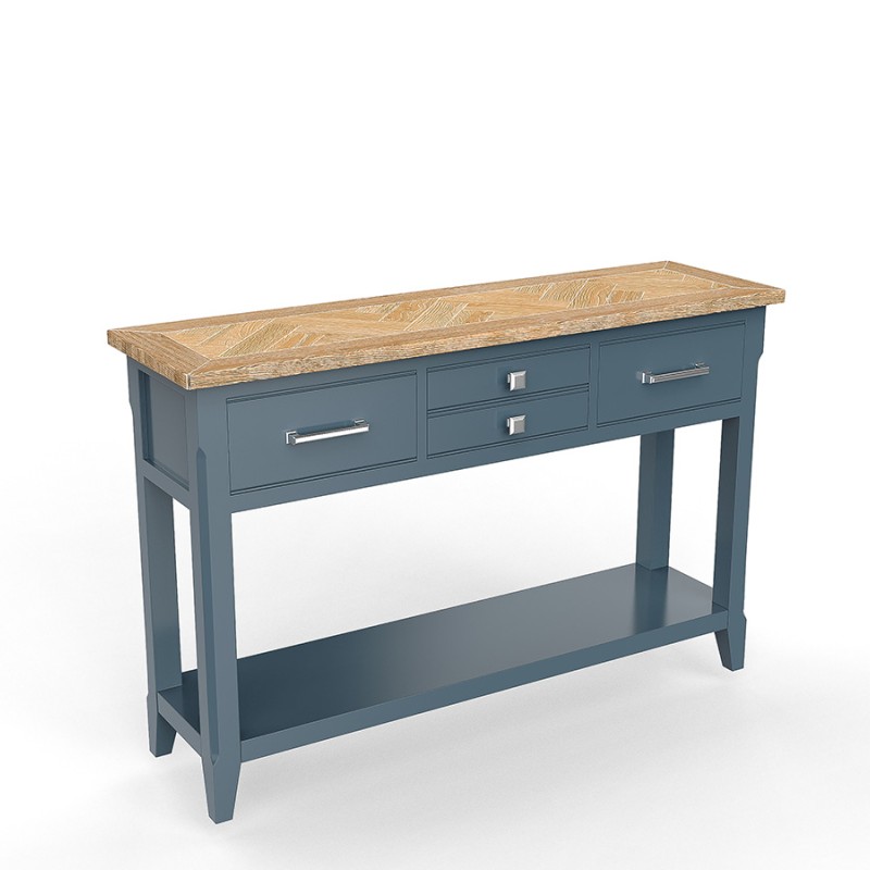 Signature Blue Large Console Table