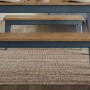 Signature Blue Small Dining Bench 130cm