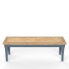 Signature Blue Small Dining Bench 130cm