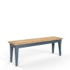 Signature Blue Small Dining Bench 130cm