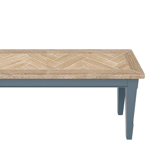 Signature Blue Large Dining Bench 150cm