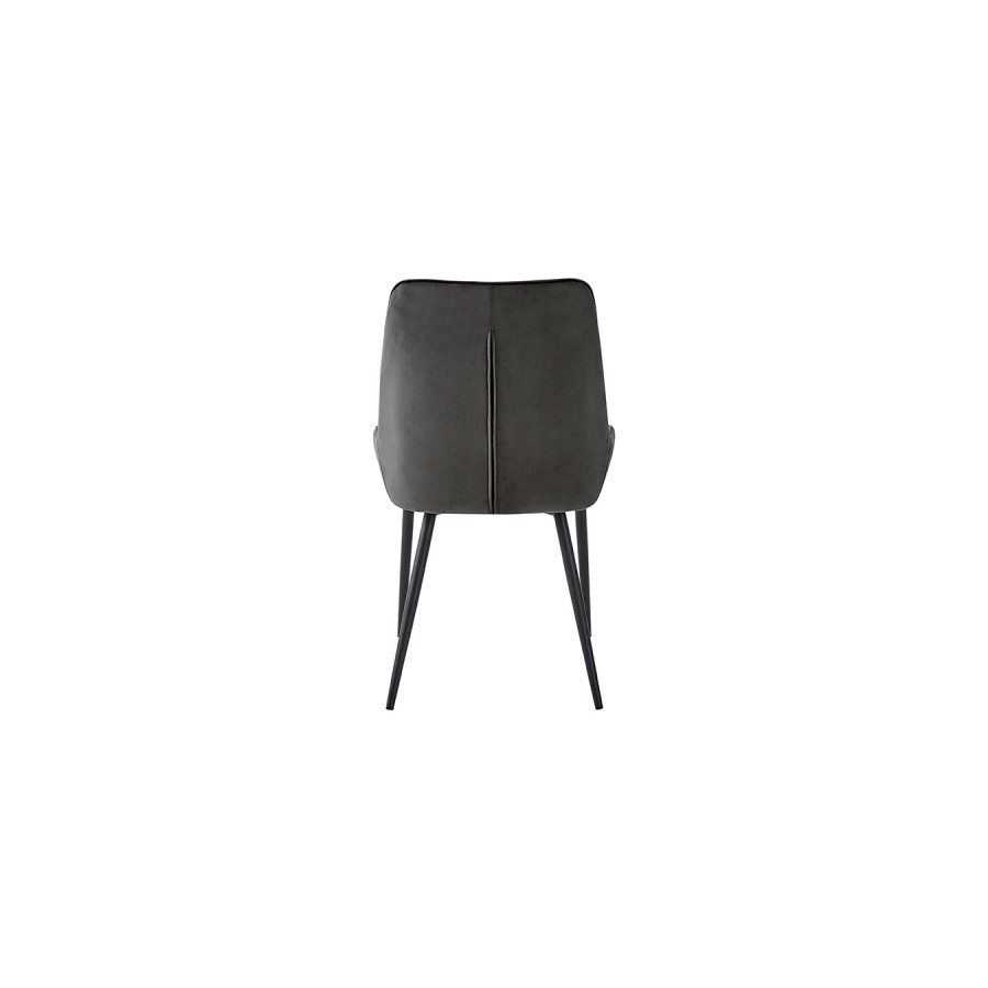 Signature Blue Dining Chair - Gun Metal Grey
