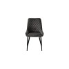 Signature Blue Dining Chair - Gun Metal Grey