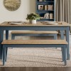 Signature Blue Extending Dining Table