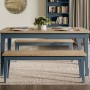 Signature Blue Extending Dining Table