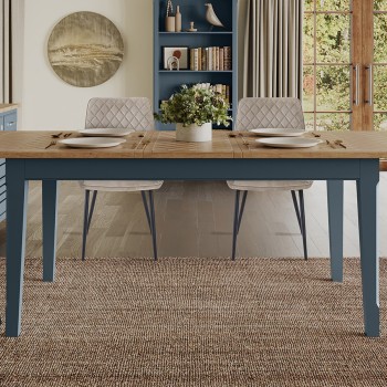 Signature Blue Extending Dining Table