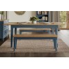 Signature Blue Extending Dining Table