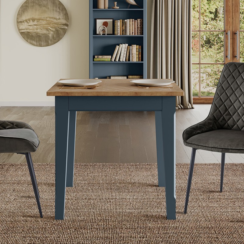 Signature Blue Square Dining Table
