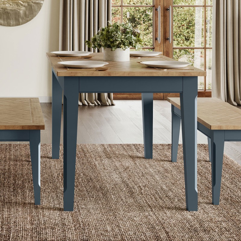 Signature Blue Dining Table 140cm