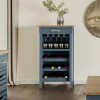 Signature Blue Wine Rack / Glass Storage Cabinet