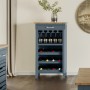Signature Blue Wine Rack / Glass Storage Cabinet
