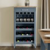 Signature Blue Wine Rack / Glass Storage Cabinet