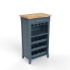 Signature Blue Wine Rack / Glass Storage Cabinet