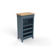 Signature Blue Wine Rack / Glass Storage Cabinet