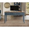 Signature Blue Large Executive Desk