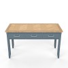 Signature Blue Large Executive Desk