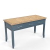 Signature Blue Large Executive Desk