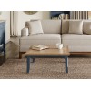 Signature Blue Square Open Coffee Table Signature Blue Square Open Coffee Table