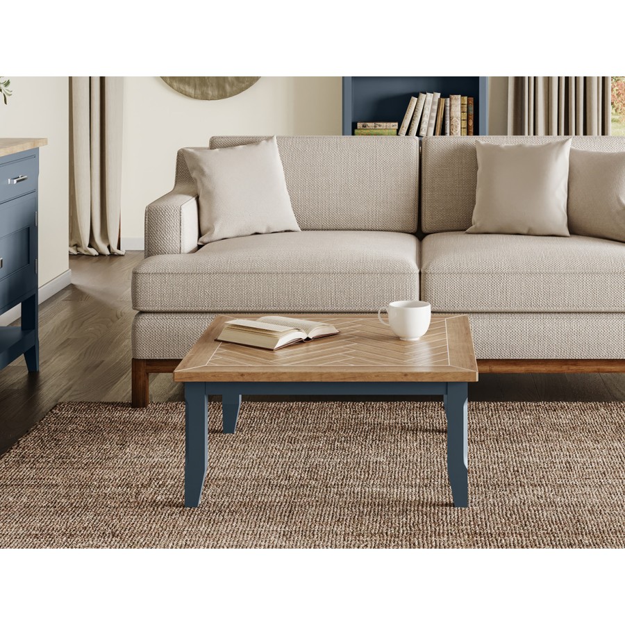 Signature Blue Square Open Coffee Table Signature Blue Square Open Coffee Table
