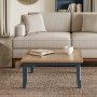 Signature Blue Square Open Coffee Table