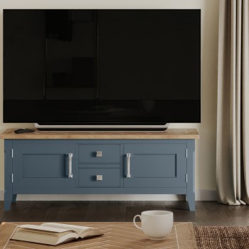  Signature Blue Widescreen Television Stand