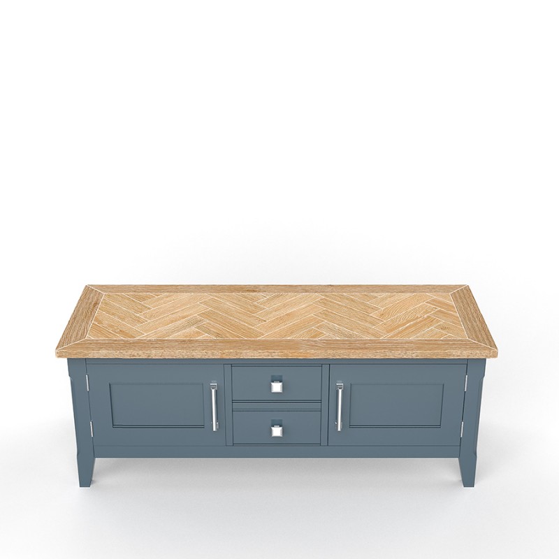  Signature Blue Widescreen Television Stand