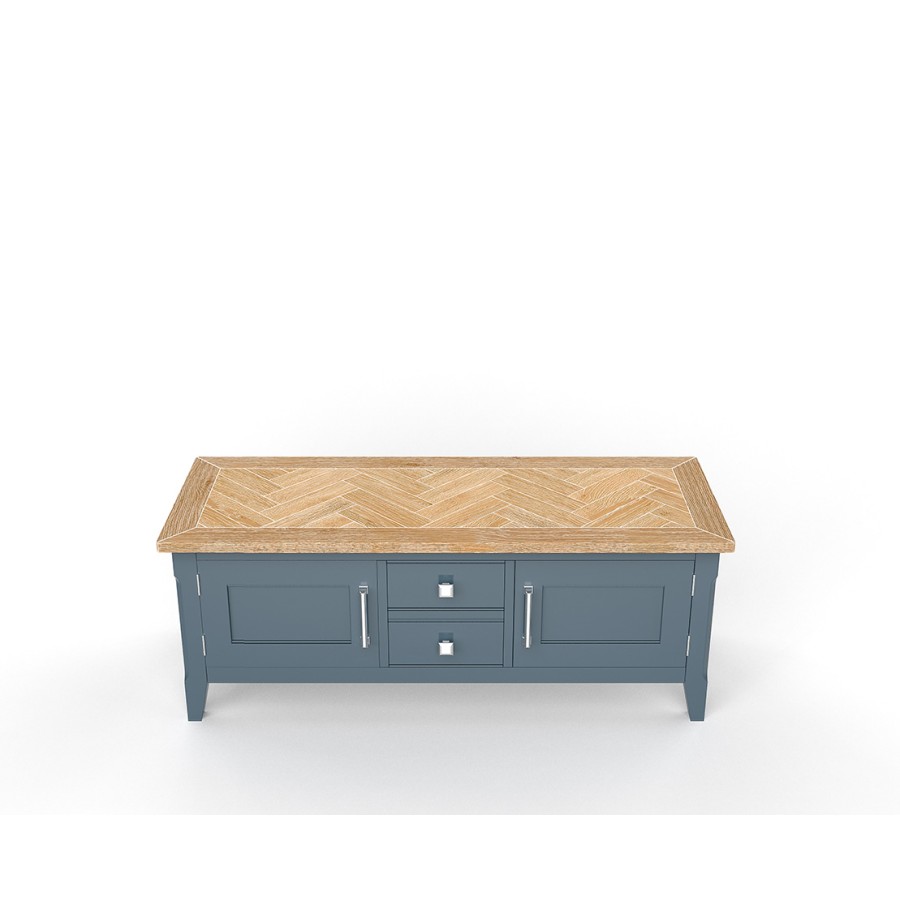 Signature Blue Widescreen Television Stand