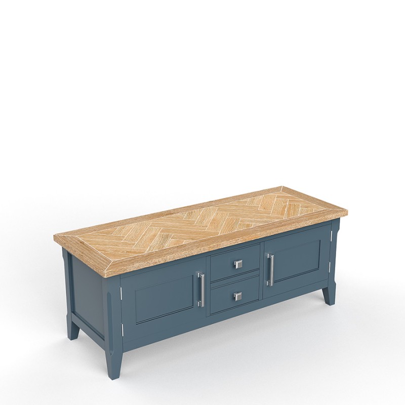  Signature Blue Widescreen Television Stand