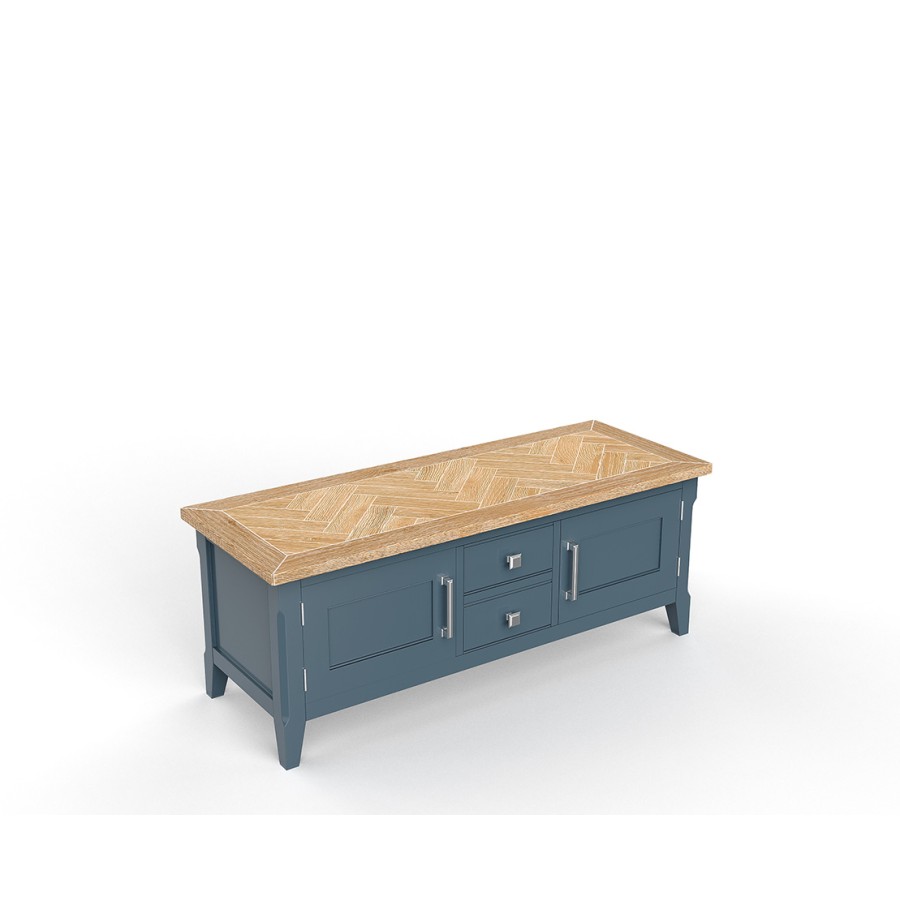 Signature Blue Widescreen Television Stand