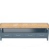 Signature Blue Large Widescreen Television Cabinet