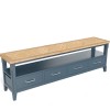 Signature Blue Large Widescreen Television Cabinet