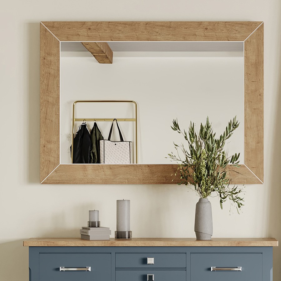 Signature Blue Wall Mirror