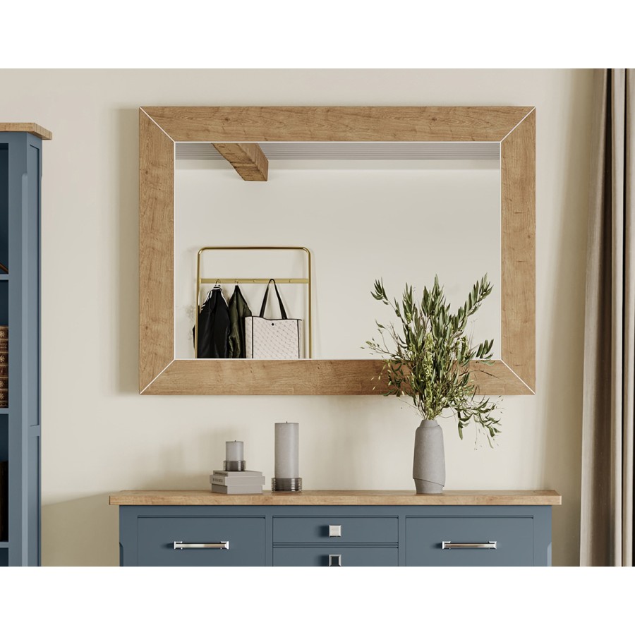 Signature Blue Wall Mirror