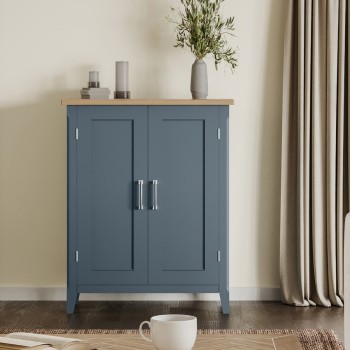 Signature Blue Shoe Storage Cupboard