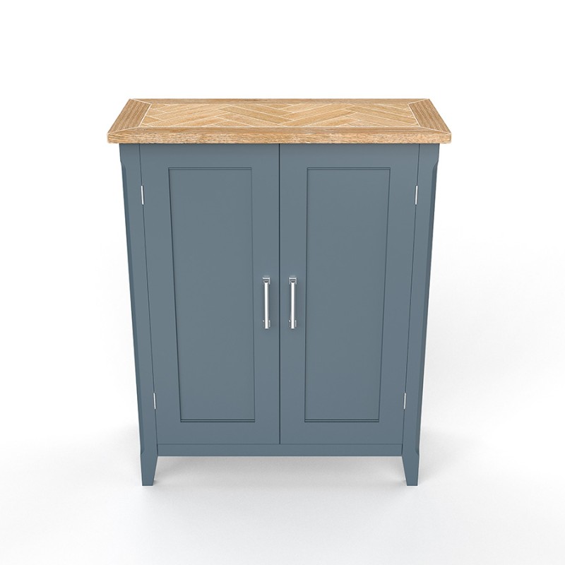 Signature Blue Shoe Storage Cupboard