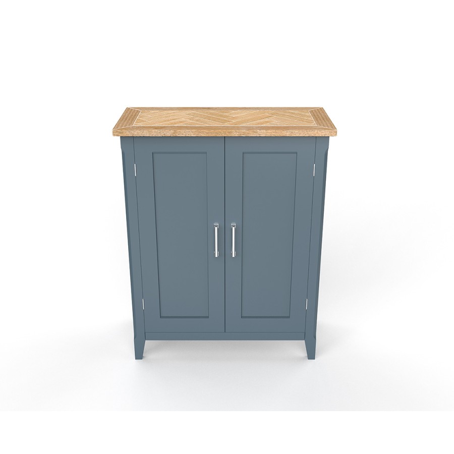 Signature Blue Shoe Storage Cupboard