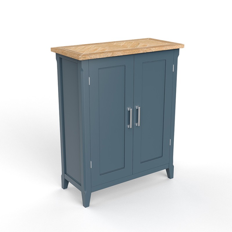 Signature Blue Shoe Storage Cupboard