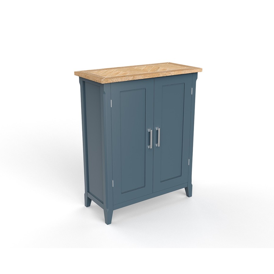 Signature Blue Shoe Storage Cupboard