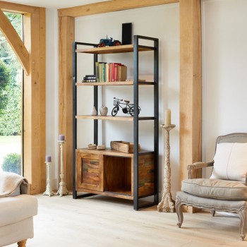 Urban Chic Reclaimed Large Storage Bookcase
