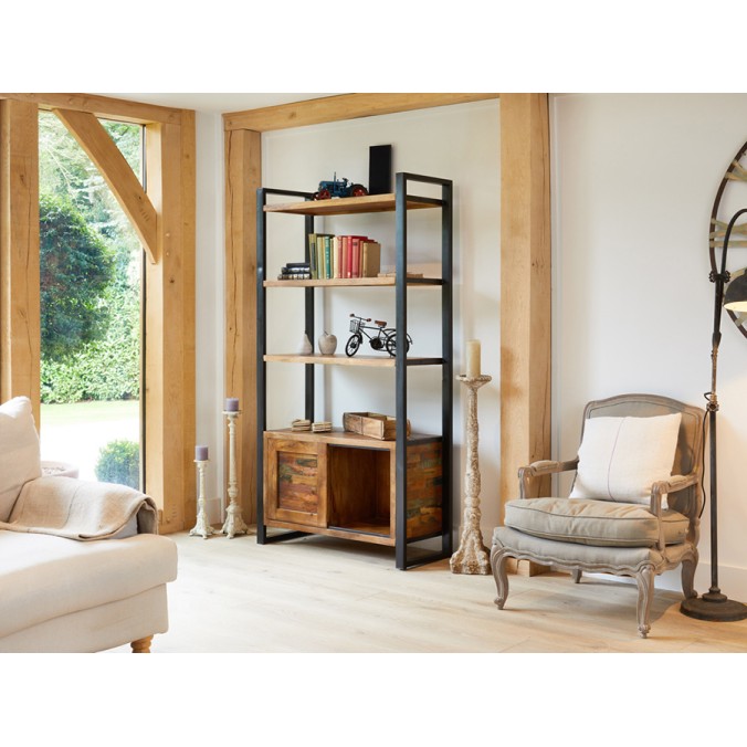 Urban Chic Reclaimed Large Storage Bookcase