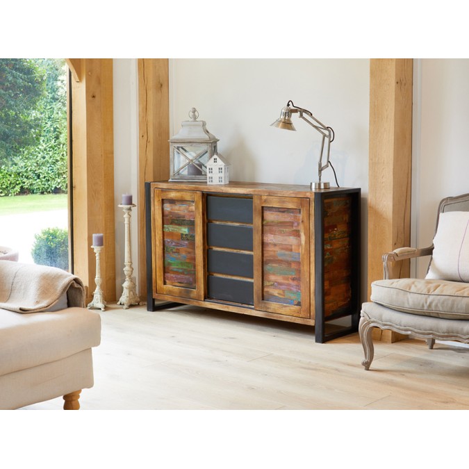 Urban Chic Reclaimed Storage Sideboard Urban Chic Reclaimed Storage Sideboard