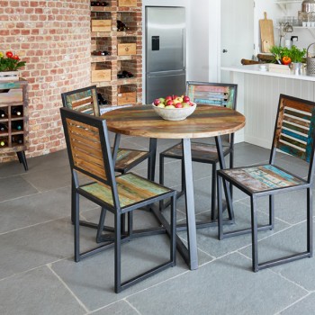 Urban Chic Reclaimed Round Dining Table