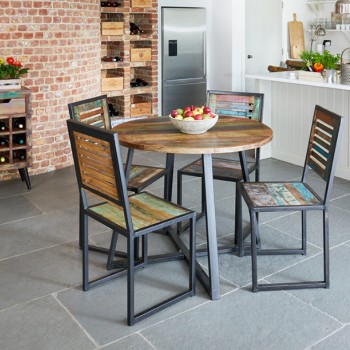 Urban Chic Reclaimed Round Dining Table