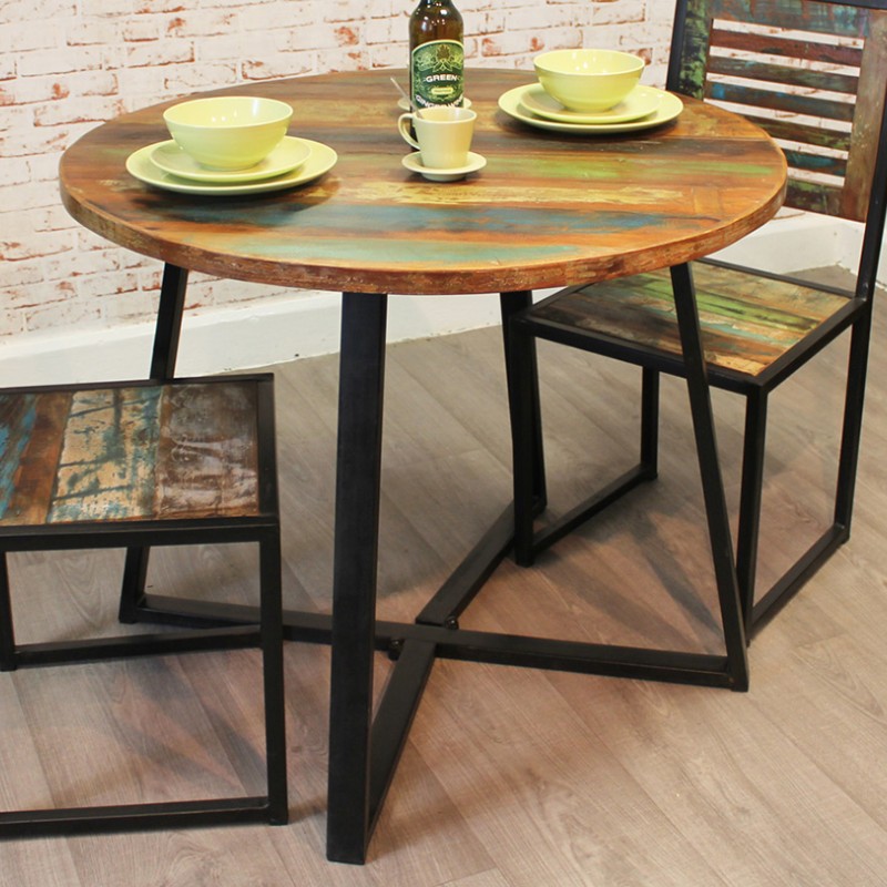Urban Chic Reclaimed Round Dining Table