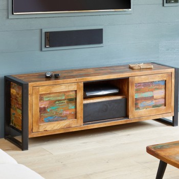 Urban Chic Reclaimed Widescreen Television Cabinet