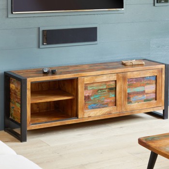 Urban Chic Reclaimed Widescreen Television Cabinet