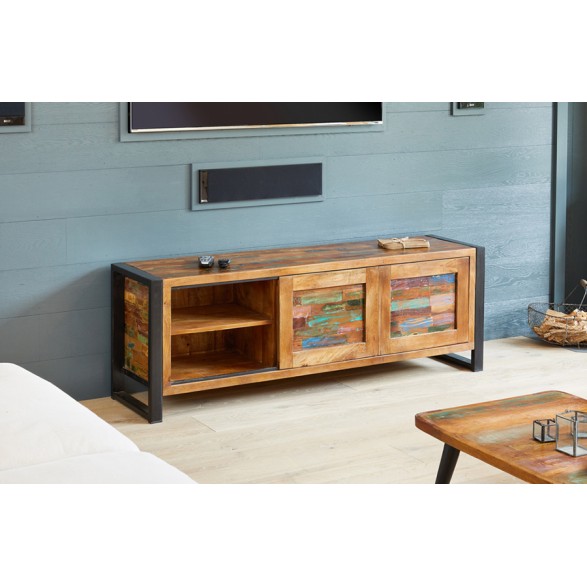 Urban Chic Reclaimed Widescreen Television Cabinet Urban Chic Reclaimed Widescreen Television Cabinet